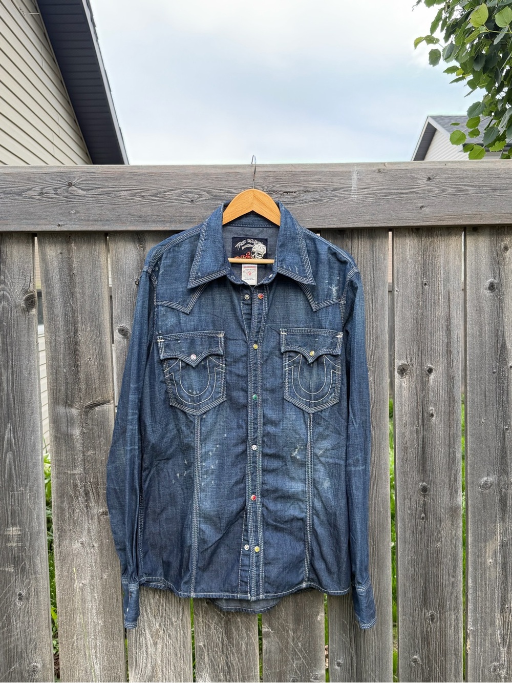 True Religion Western Denim Shirt